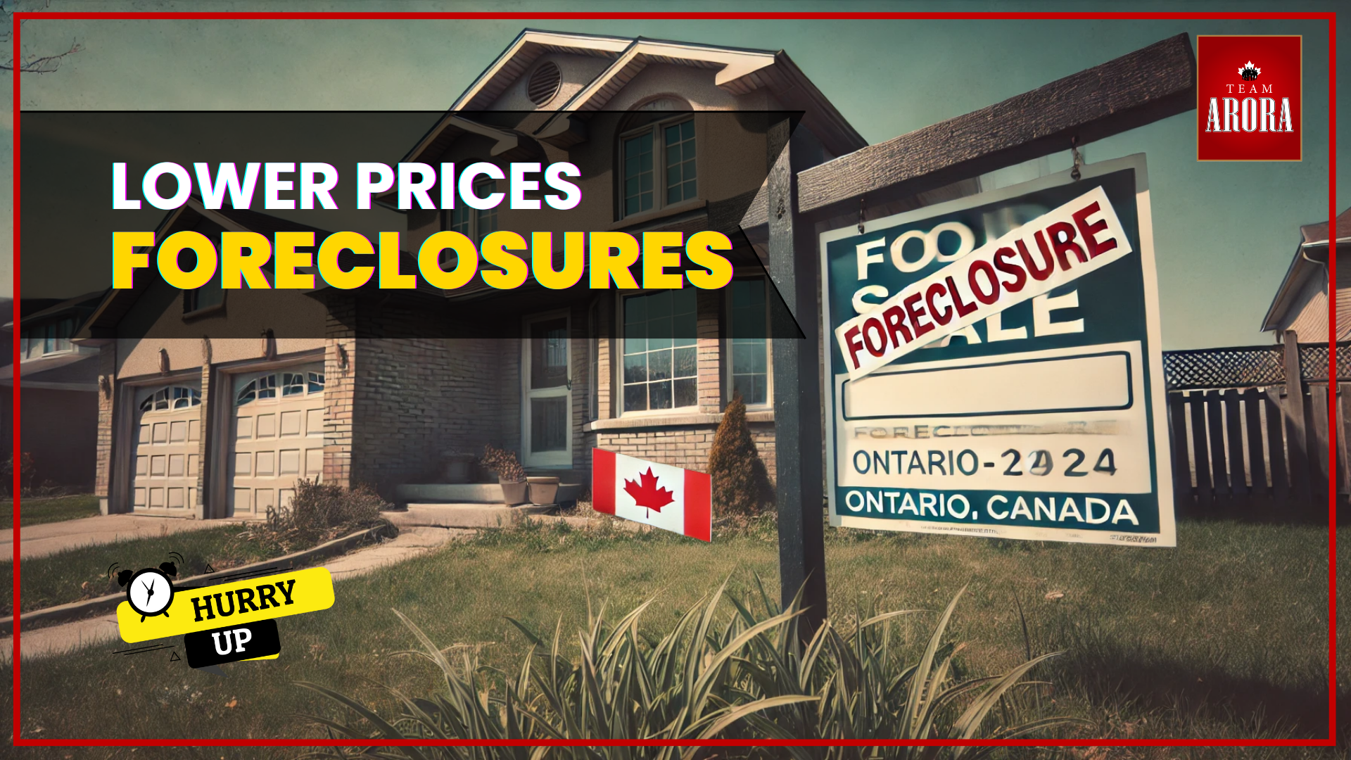 Understanding Foreclosures in Ontario: A Guide from Team Arora