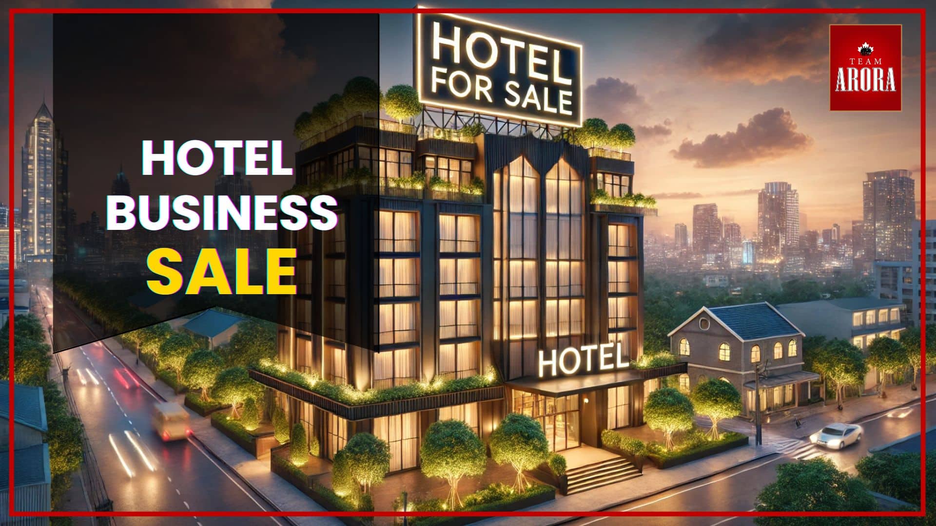 Looking for a Successful Hotel Business for Sale? Contact Team Arora Today!